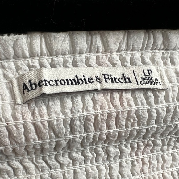 Abercrombie & Fitch Knot-Front Fruit Print Mini Dress Size LP - Picture 5 of 8